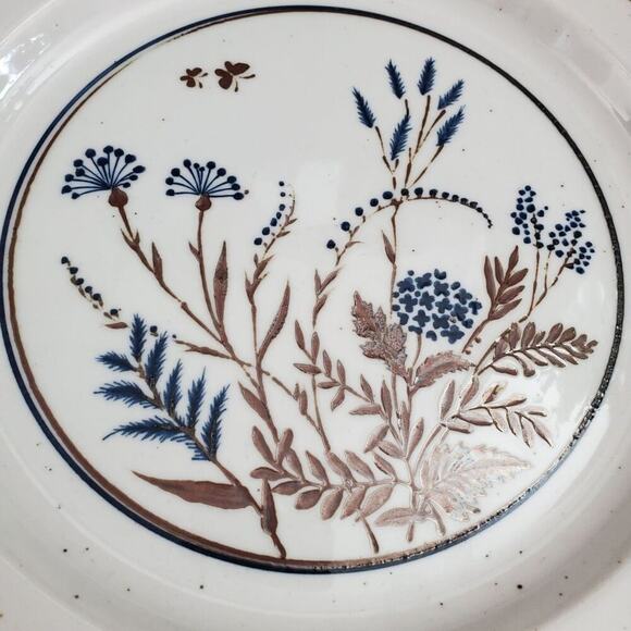 Berkeley House Mountain Meadow Stoneware Dinner Plate Vintage MCM Botanical - Picture 2 of 5